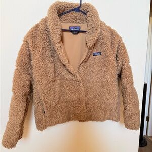 Patagonia recycled high pile down jacket